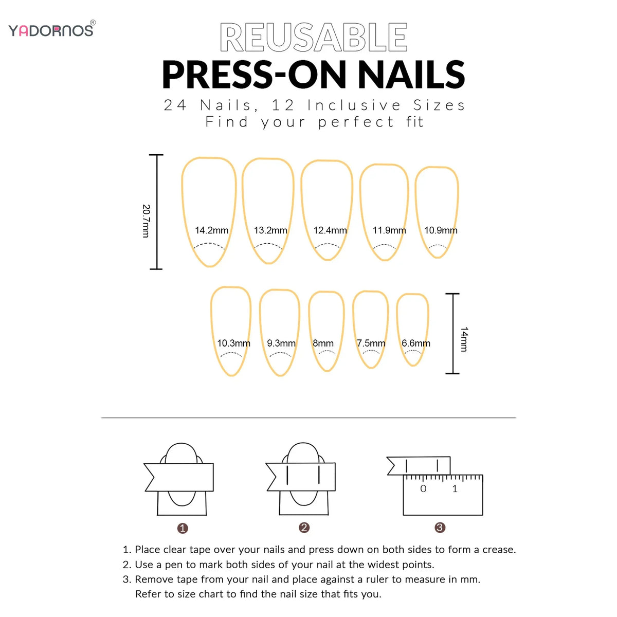 Red Cat-Eye Press-On Nails