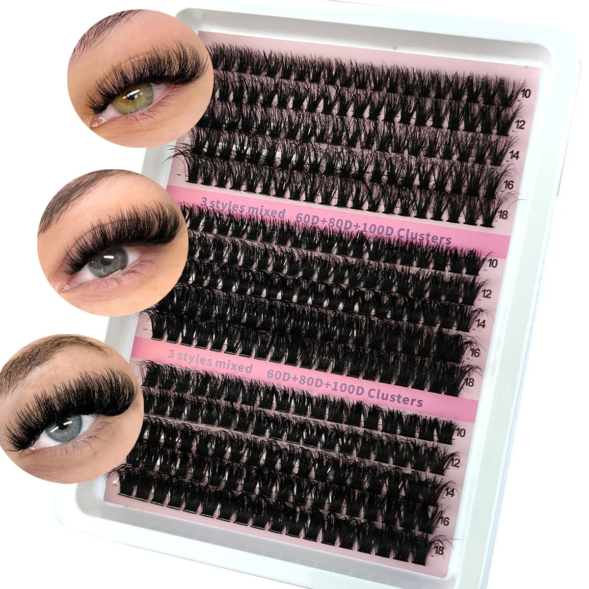 Fluffy Wispy Lash Clusters