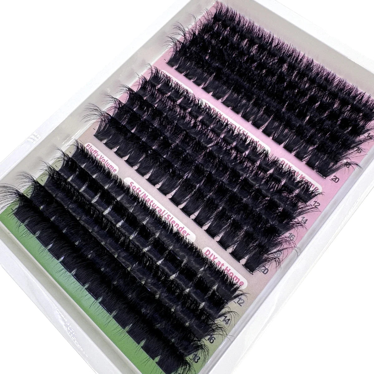 Fluffy Wispy Lash Clusters