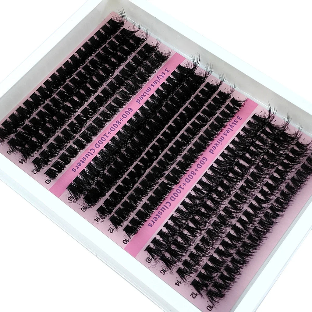 Fluffy Wispy Lash Clusters