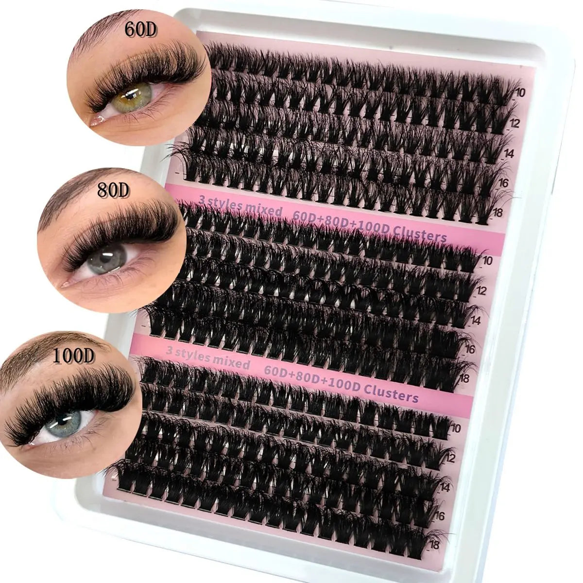 Fluffy Wispy Lash Clusters