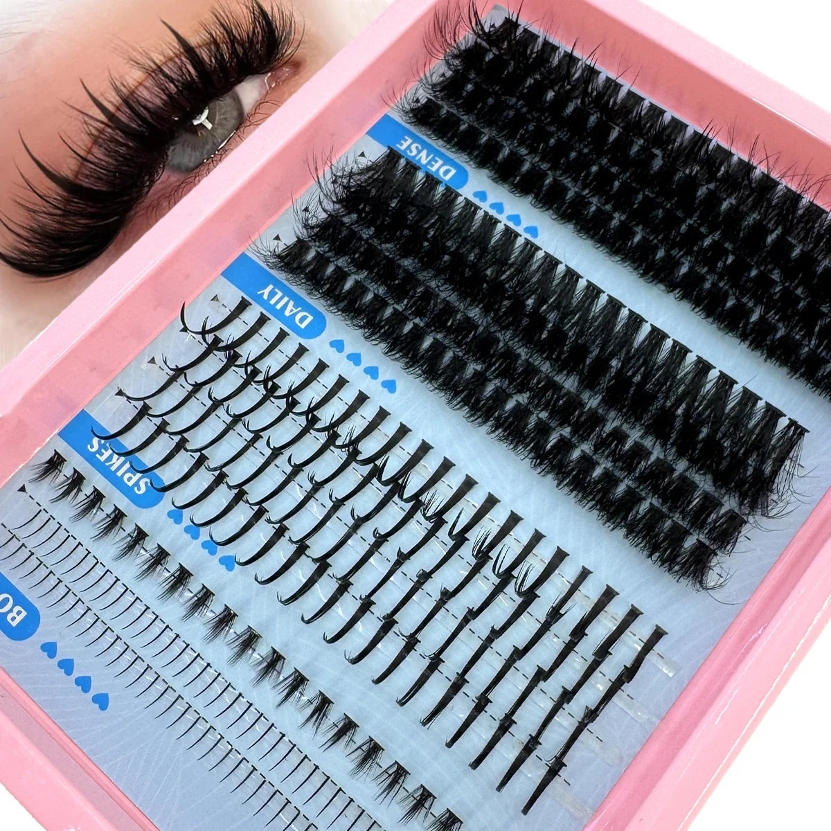 Spiky & Manga Lash Clusters