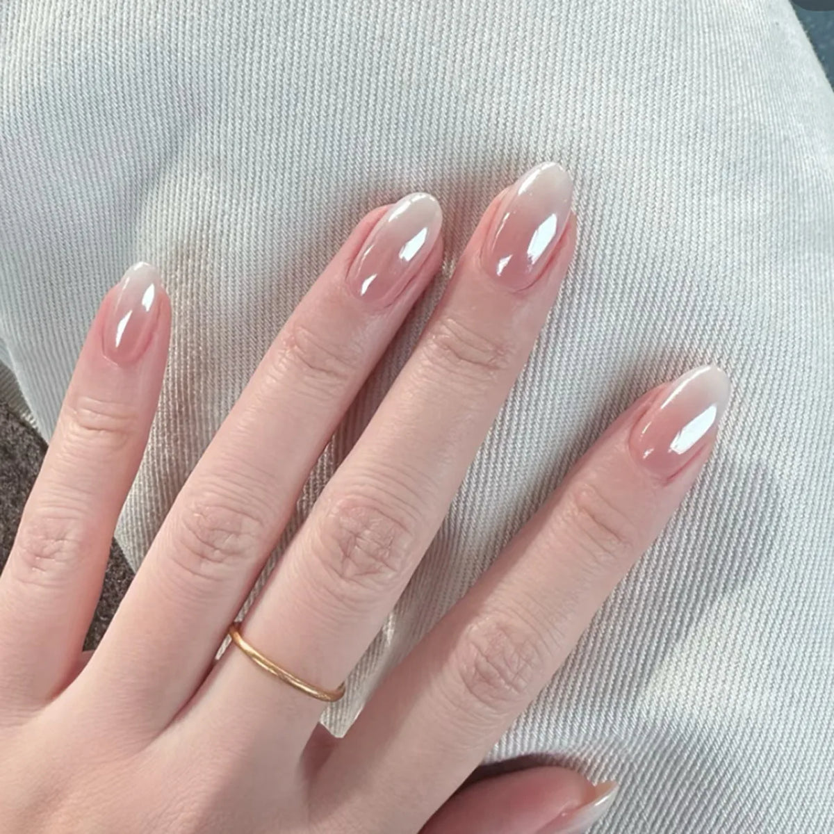 Metallic Cat-Eye French Press-On Nails