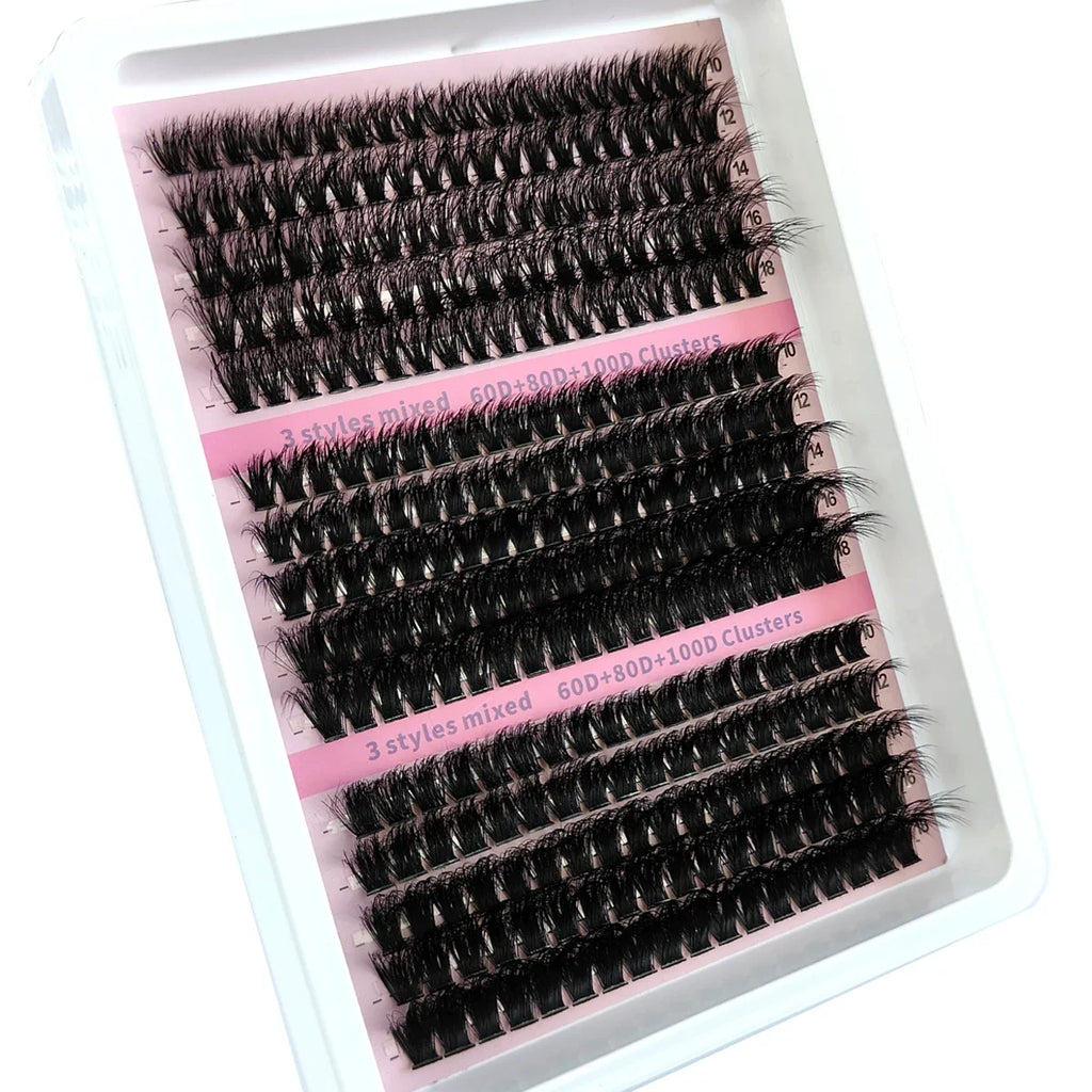 Fluffy Wispy Lash Clusters